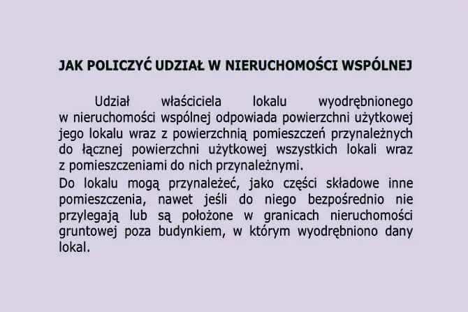 Jak obliczyć udział w nieruchomości wspólnej i uniknąć błędów